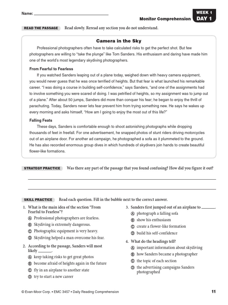 Daily Reading Comprehension Exercises | PDF | World Wide Web | Internet ...