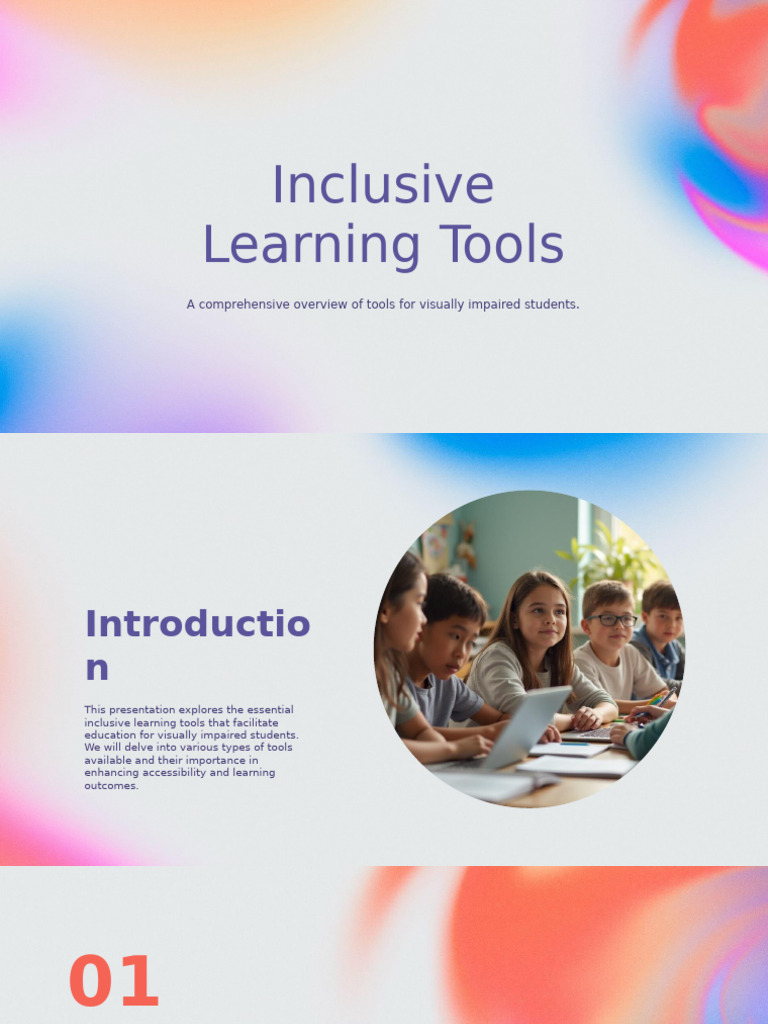 Inclusive Tools for Visually Impaired Students | PDF | Visual ...