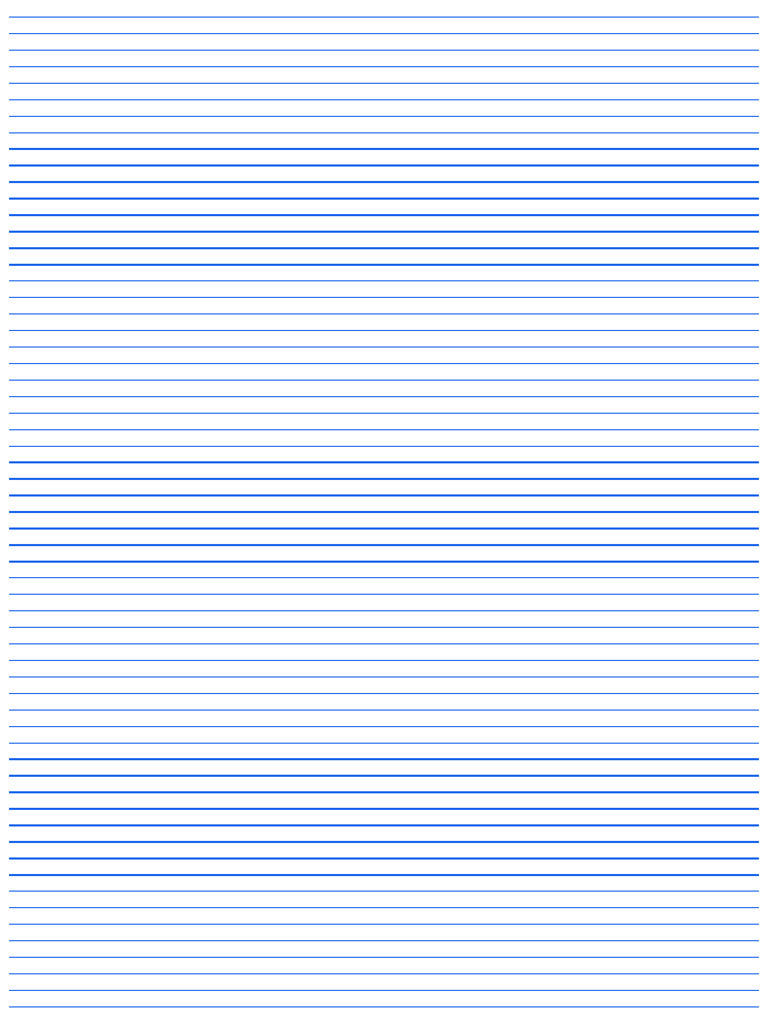 Blue Lined Front and Back | PDF