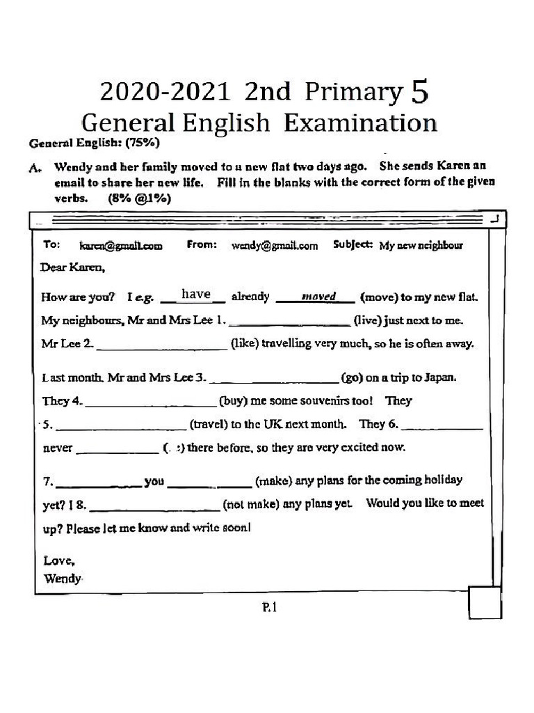 P5 English | PDF