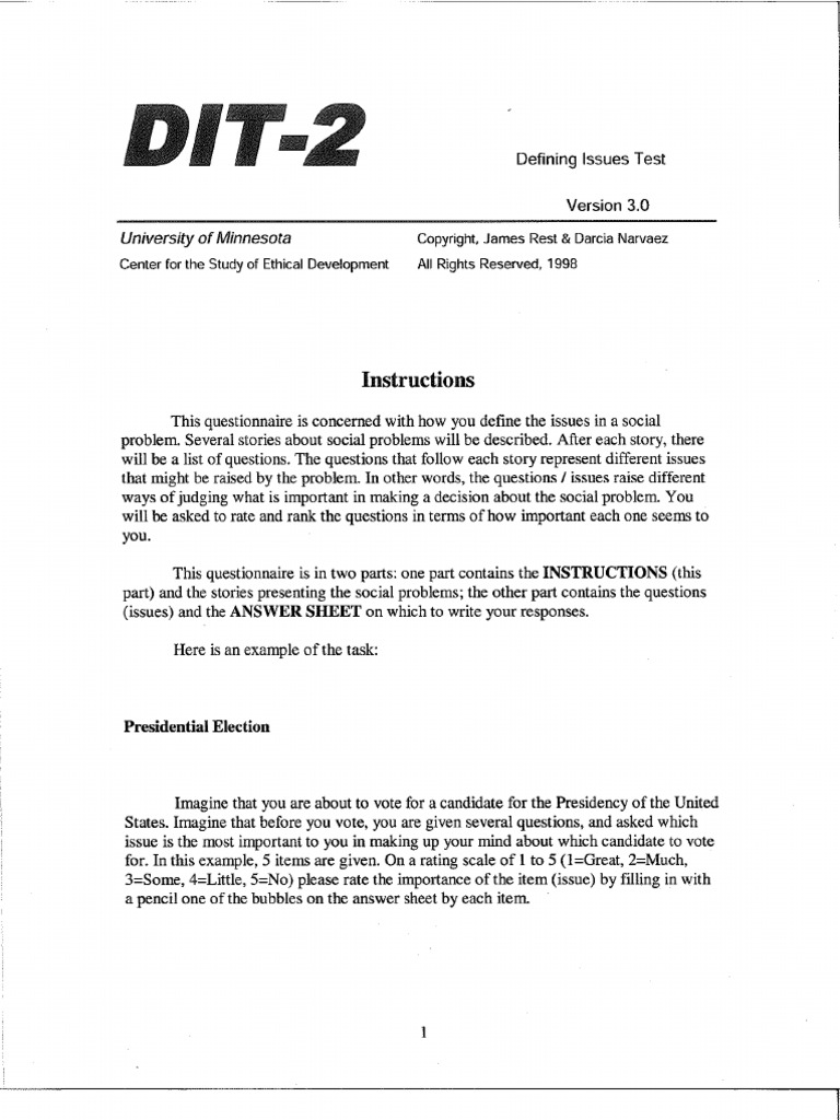 Defining Issue Test 2 PDF