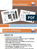 Surya Springs: Manufacturers of All Kinds of Springs and Wire Frames