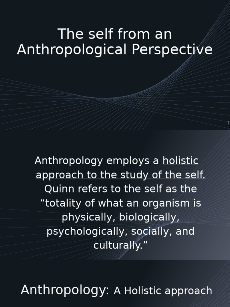 Anthropological Perspectives on Self | PDF | Anthropology | Identity ...
