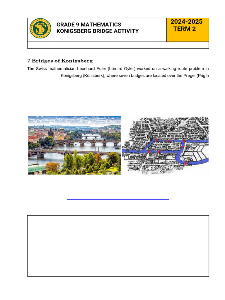 Konigsberg Bridge Problem Explained | PDF