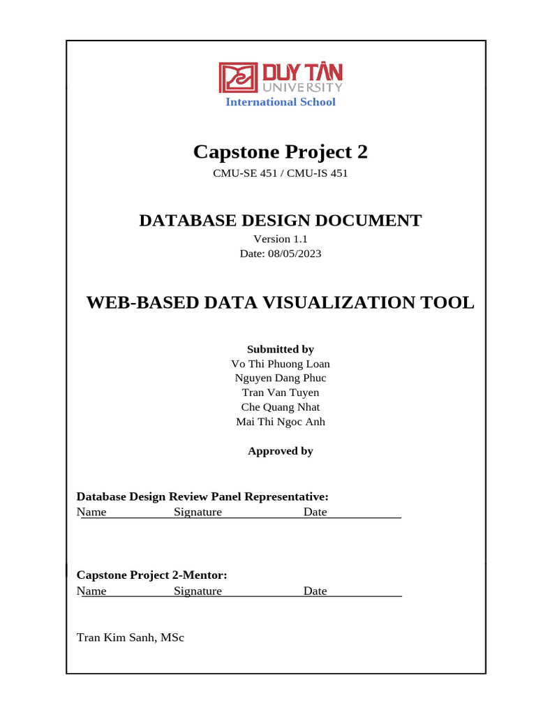 Web-Based Data Visualization Tool Design | PDF | Databases | Postgre Sql