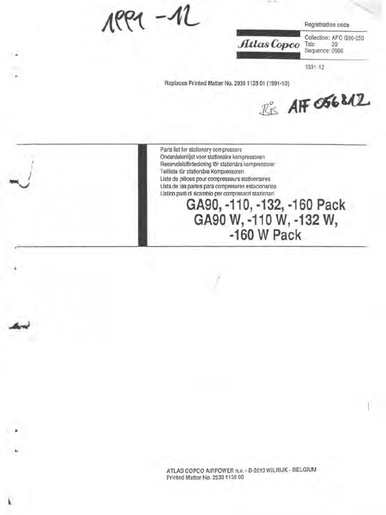 Ga 90-160 1991-12 2930113800 | PDF