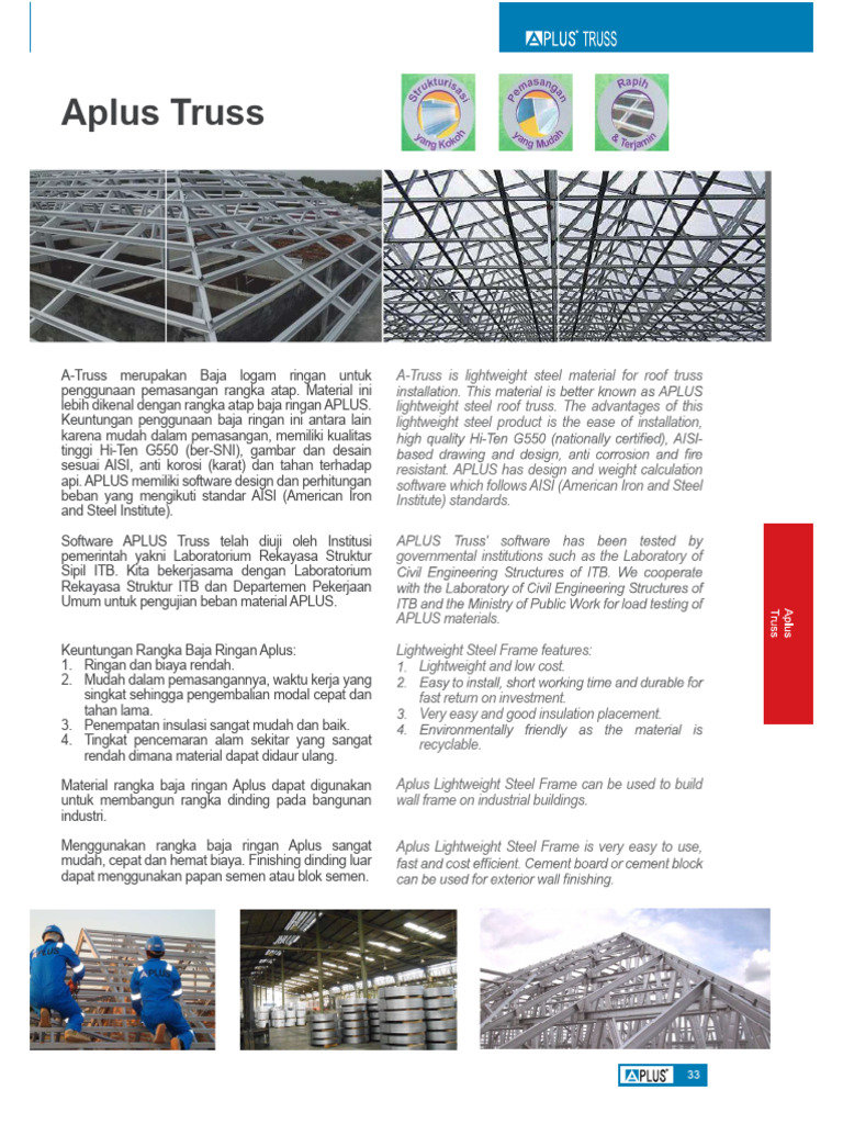 Aplus Truss Brosur 2 | PDF