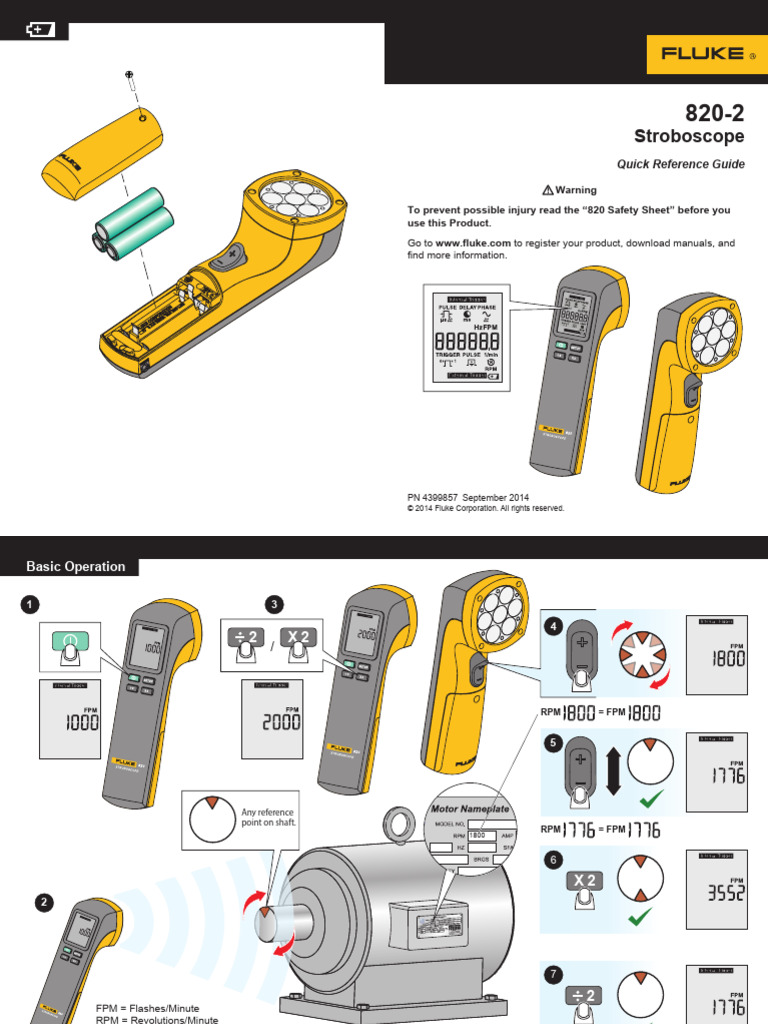 Stroboscope: Quick Reference Guide | PDF