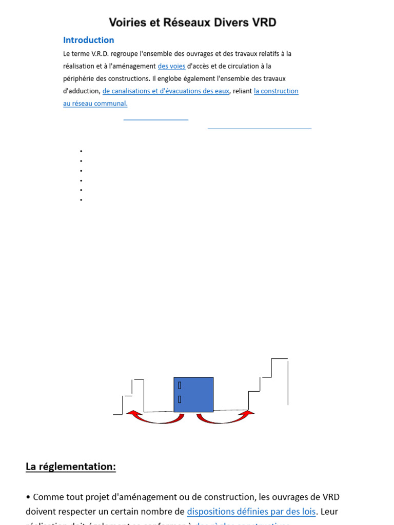 Guide des Travaux de VRD et Réglementation | PDF | Assainissement ...