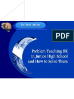 Problem Teaching BK