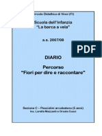 Diario Percorso didattico Fiori per dire e raccontare a.s.2007/08