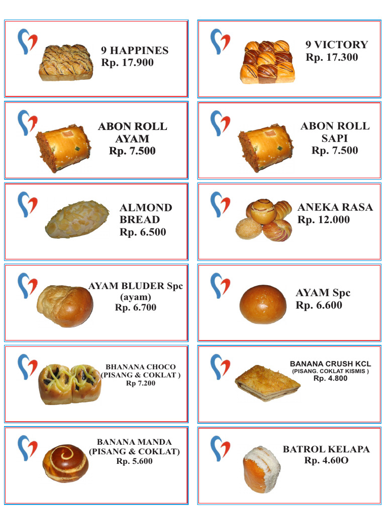 Affordable Snack Menu Items | PDF