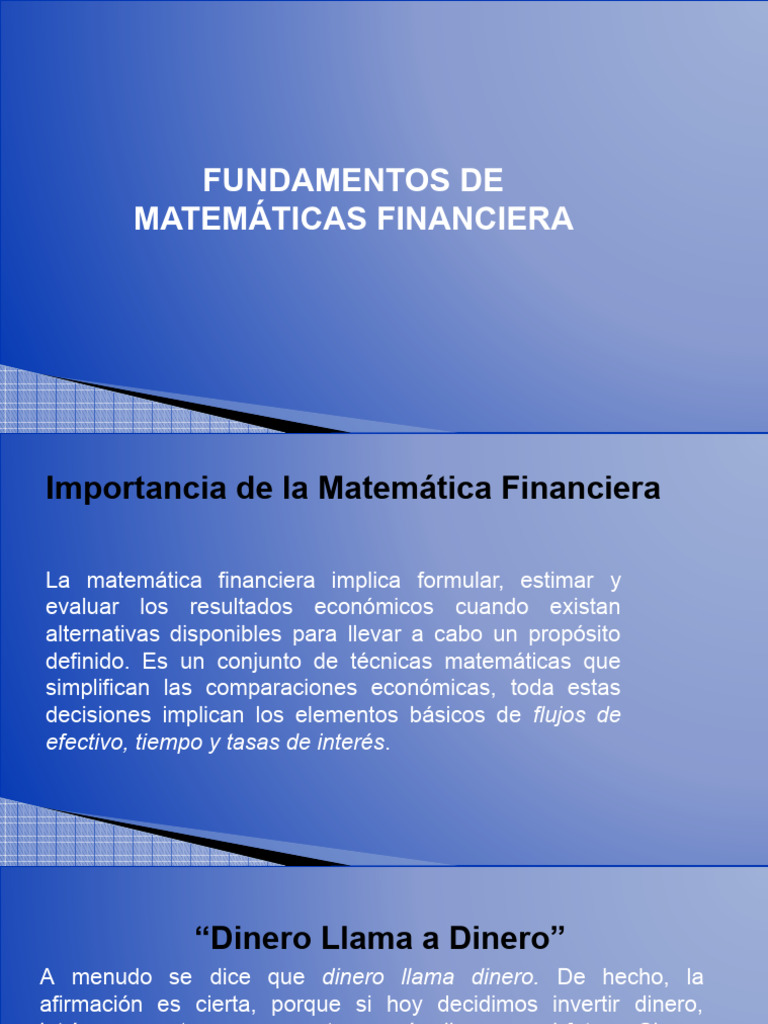 Matematicas Financieras Funtedcol | PDF | Interés | Finanzas Matemáticas