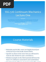 University of Lagos Slides SSG516 No 1