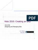 Visio 2010: Creating An ERD: CIS 3730 Designing and Managing Data