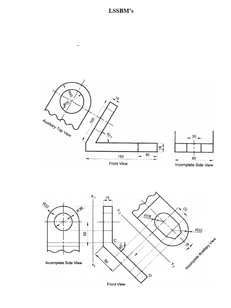 Mechanical Engineering Production Drawing Assignment | PDF