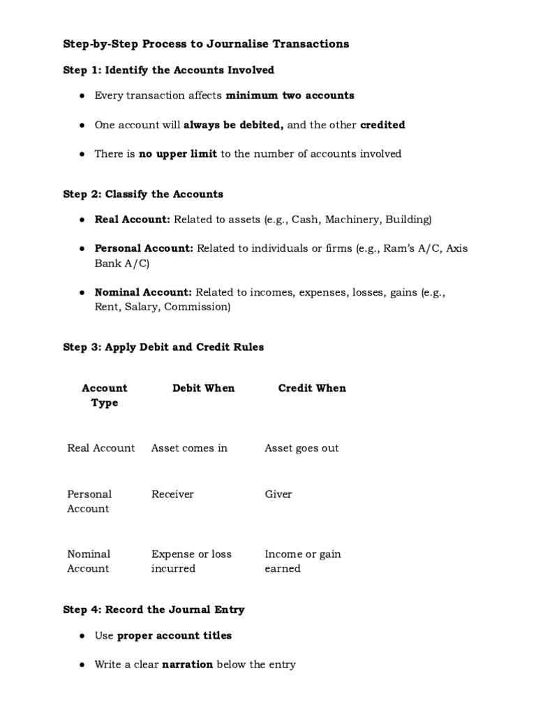 Journalizing Transactions Guide | PDF | Debits And Credits | Financial ...