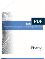 Mmog/Le: Materials Management Operations Guideline/Logistics Evaluation