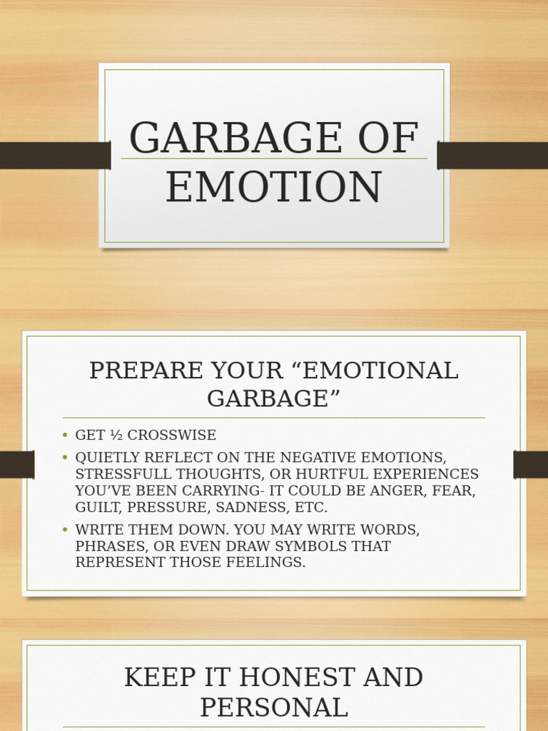 Letting Go of Emotional Baggage | PDF