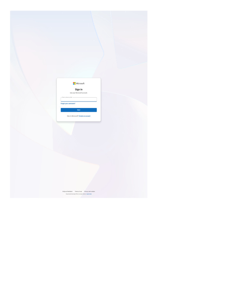 Sign In: Use Your Microsoft Account | PDF