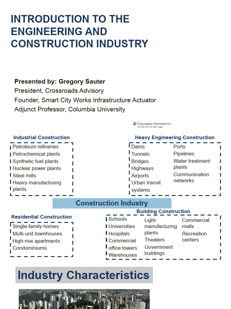 CM1 - W1 - Introduction To The Engineering and Construction Industry ...