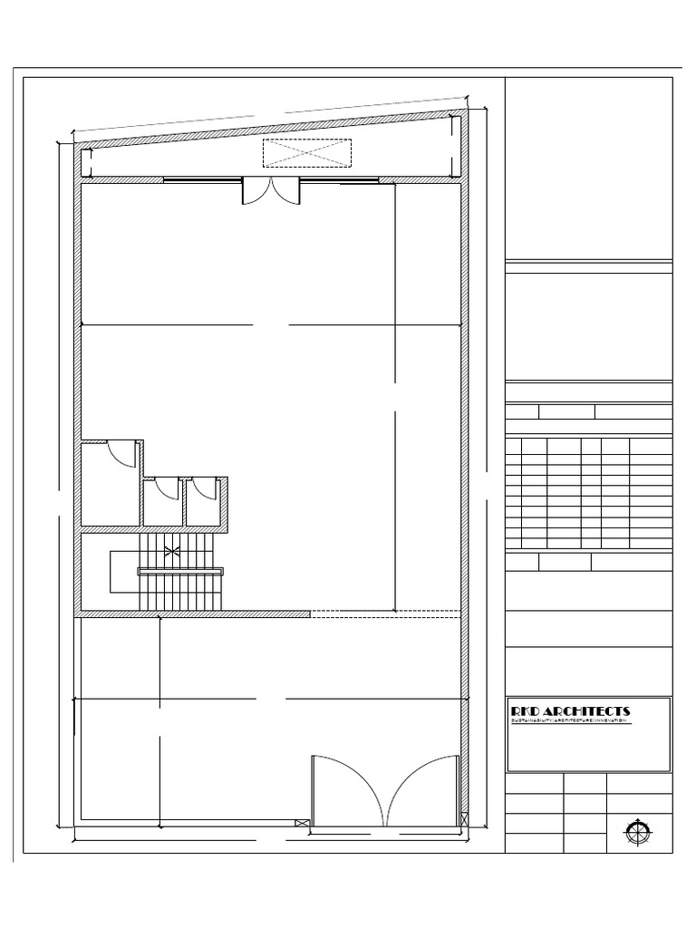 Ground Floor Plan for Commercial Building | PDF | Chess Theory | Chess