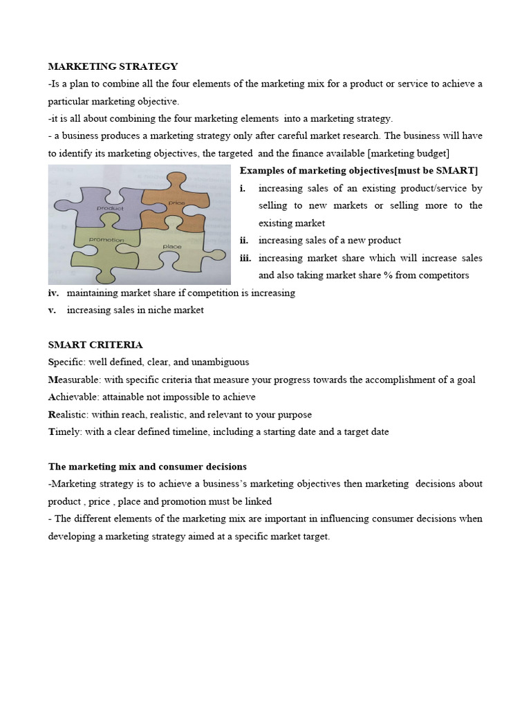 Effective Marketing Strategy Guide | PDF | Marketing | Pricing