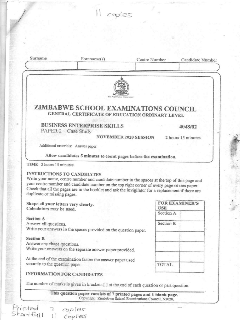 FORM 4 BES 11 Sets | PDF