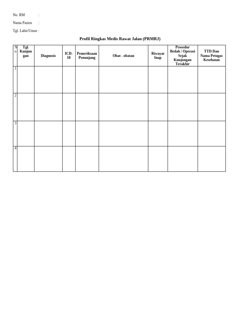 Form Prmrj | PDF
