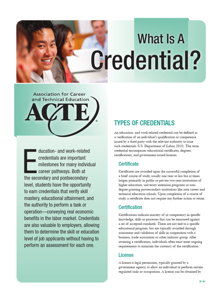 Understanding Education Credentials | PDF | Professional Certification ...