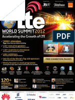 LTE World Summit 2012: Conference & Seminar Agenda