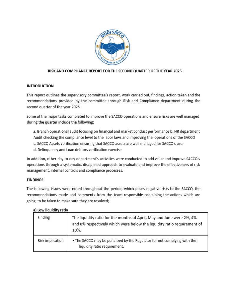 R and C Report Q2 | PDF | Economies | Government Finances