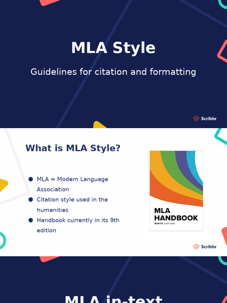 MLA Style Citation Guidelines | PDF