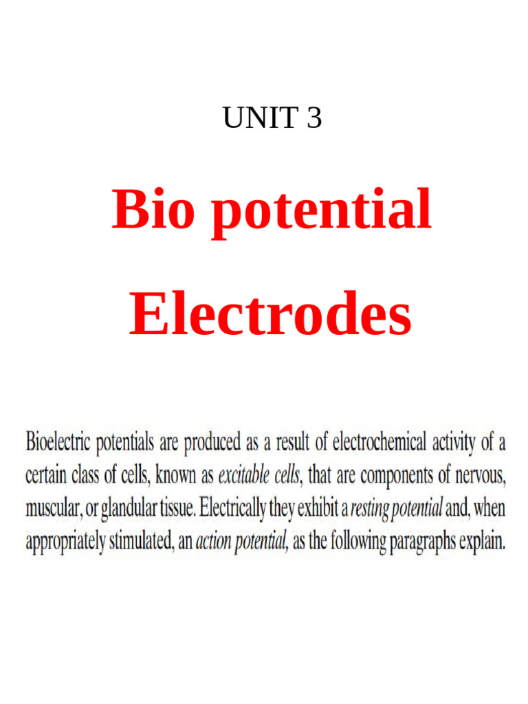 Microelectrode Techniques in Bioelectricity | PDF