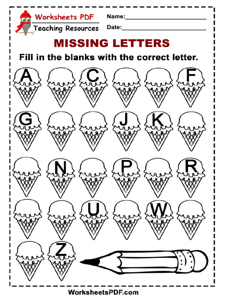 Missing Letter | PDF