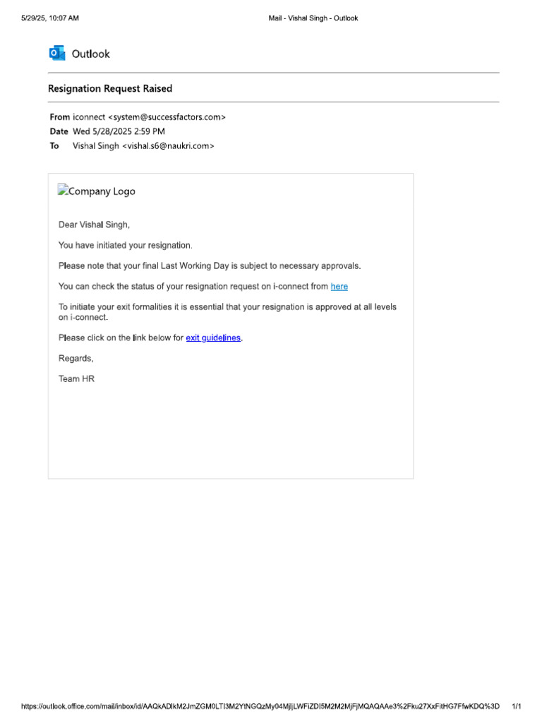 Resignation | PDF