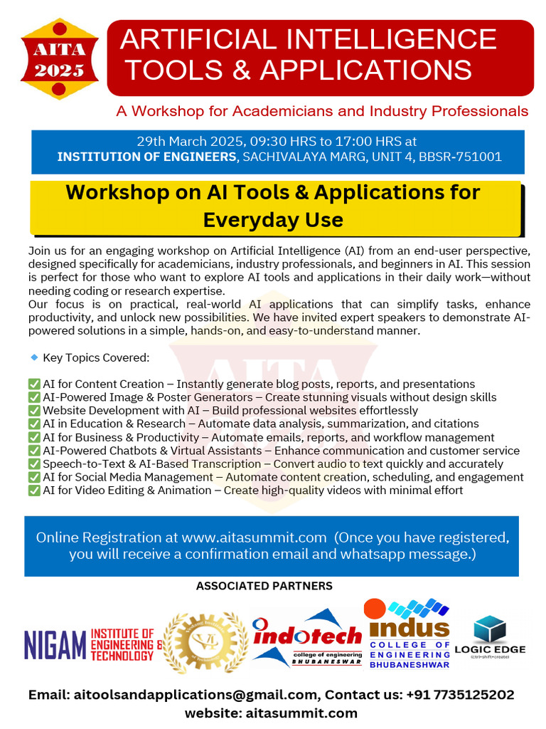AI Tools Workshop for Beginners | PDF | Artificial Intelligence ...