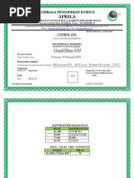 Contoh Transkrip Nilai Contoh Transkrip Nilai