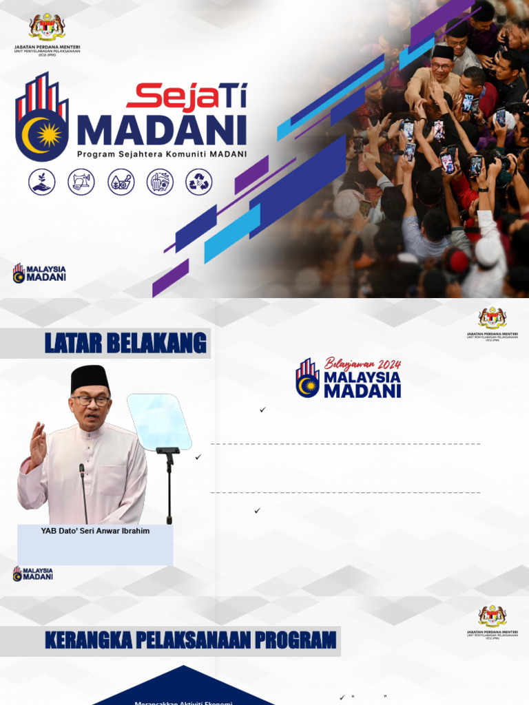 Slaid Program Sejati Madani | PDF