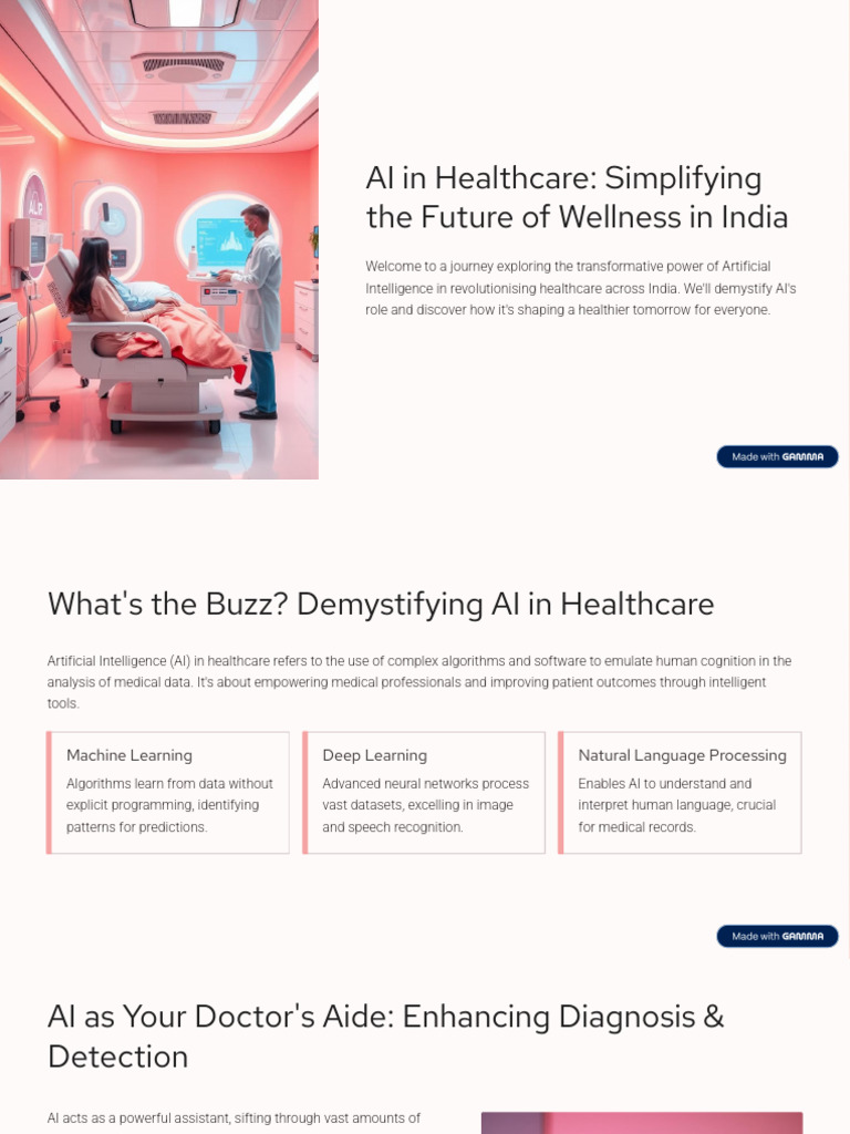 AI Transforming Healthcare in India | PDF | Artificial Intelligence ...