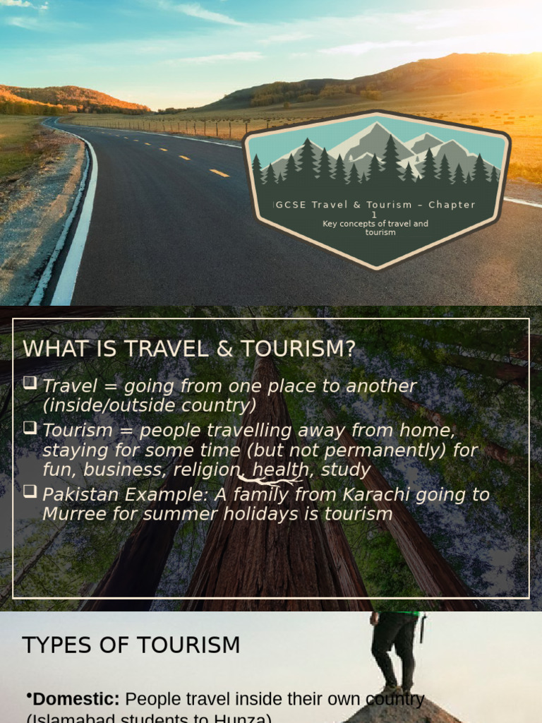 Key Concepts of Travel & Tourism | PDF | Tourism | Islamabad