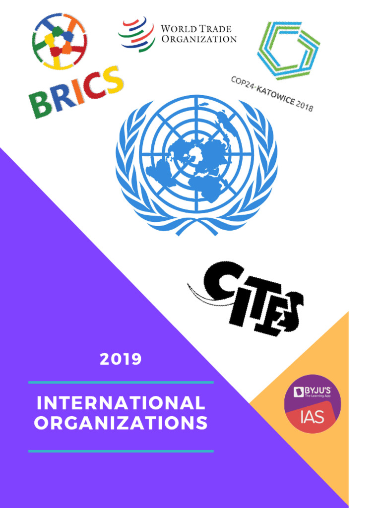 International Organisations Part 1 | PDF | United Nations Environment ...