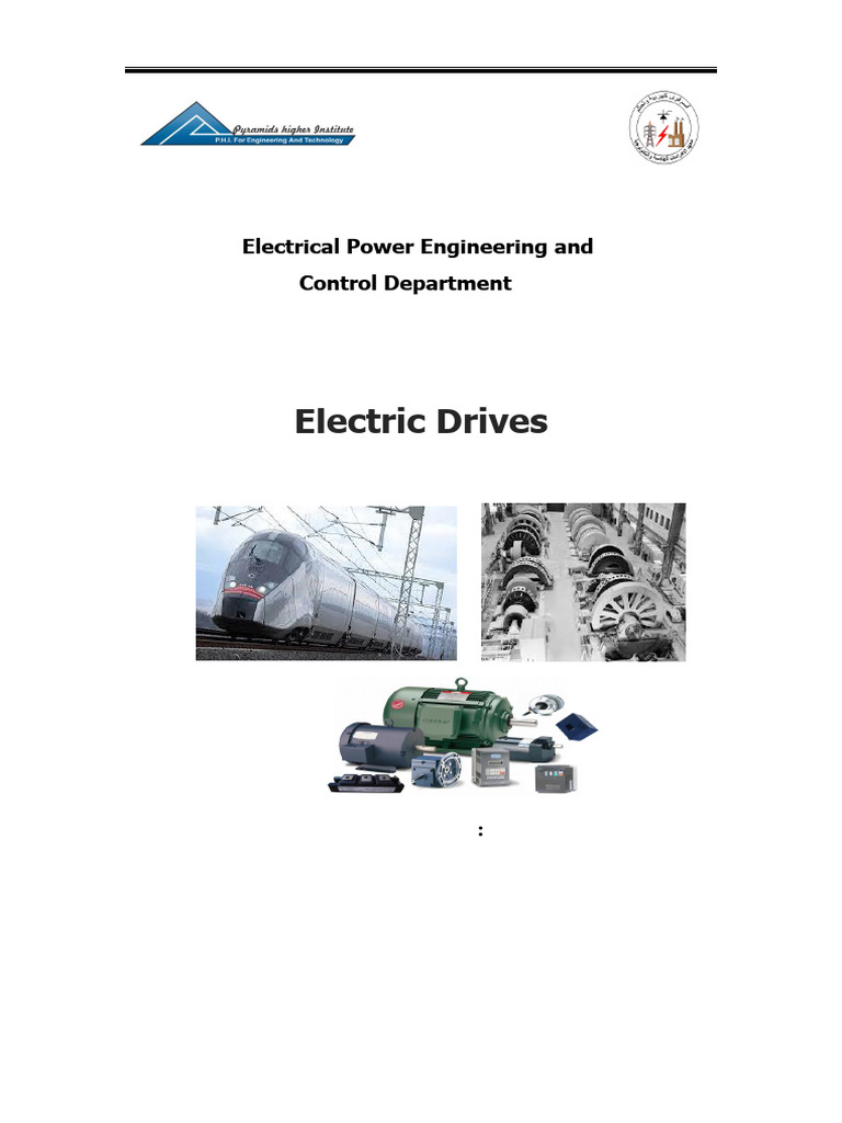 Electric Drives Lecture Notes 2022-2023 | PDF | Electric Motor ...