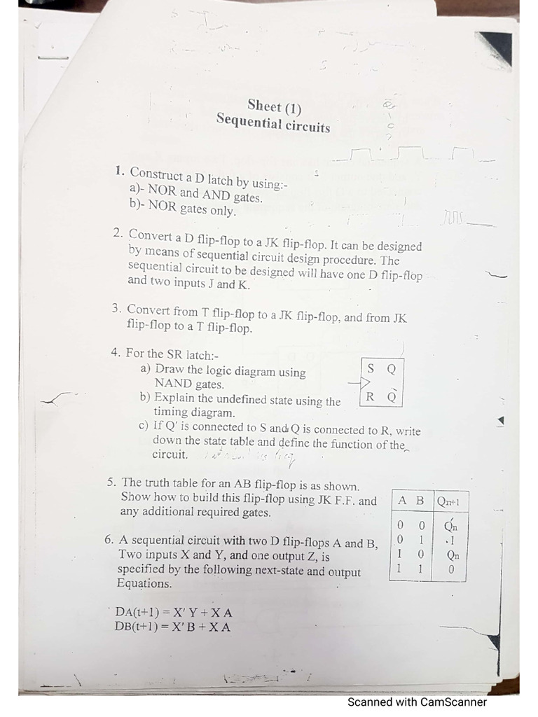 Sheet 1 | PDF