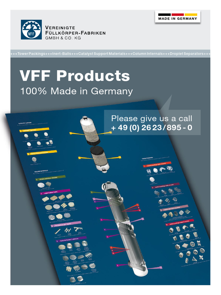 VFF Tower Packings & Column Internals | PDF | Materials | Gases