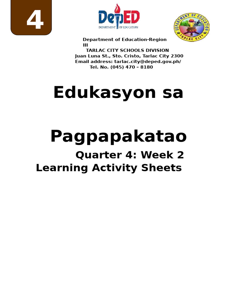 q4 WK 2 Esp 4 Las | PDF