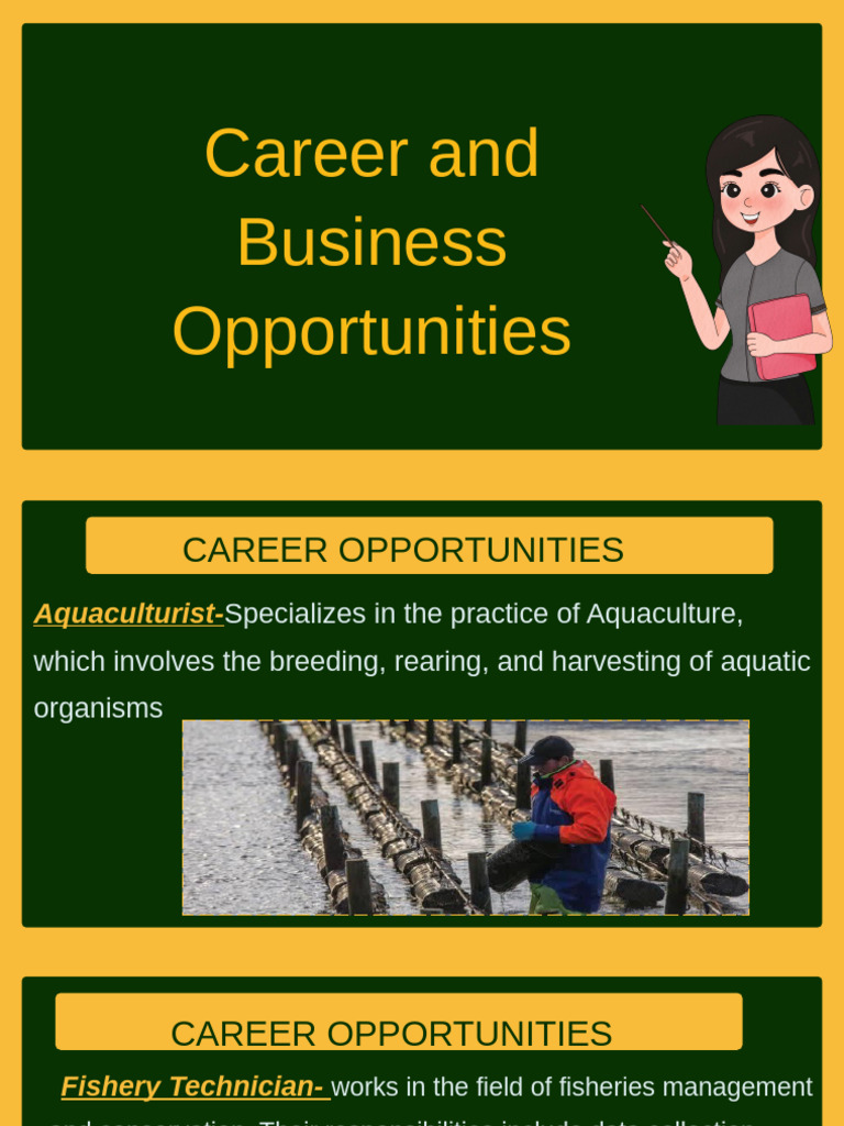 Aquaculture Career and Business Paths | PDF | Aquaculture | Fish And Humans