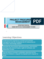 Project Procurement Management: Shwetang Panchal Sigma Institute of Management Studies