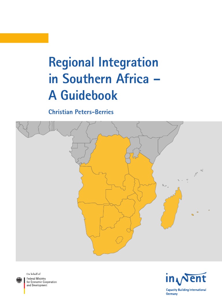 Sadc - Guidebook For Regional Integration | PDF | Association Of ...