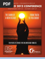 Download PROGRAM GUIDE -- AUTISMONEGENERATION RESCUE 2012 CONFERENCE by autismone SN92360767 doc pdf